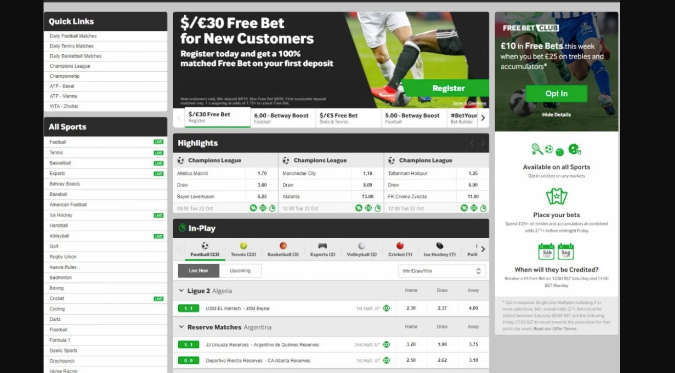 site Betway