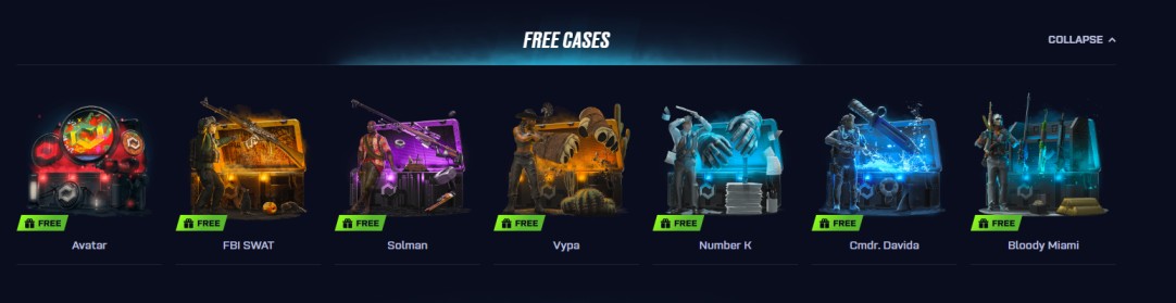CSGONet Free Case