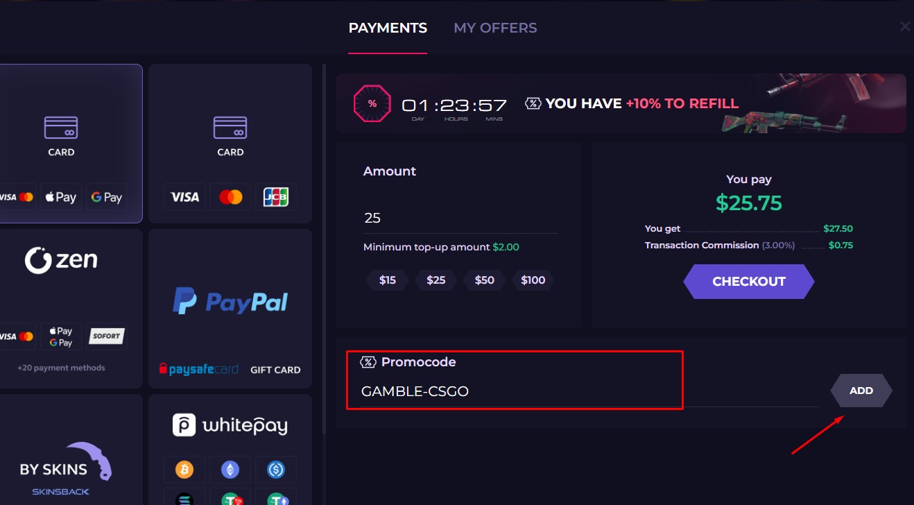 Promo code on skinclub
