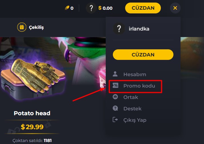 farmskins promo kodu tıklayın