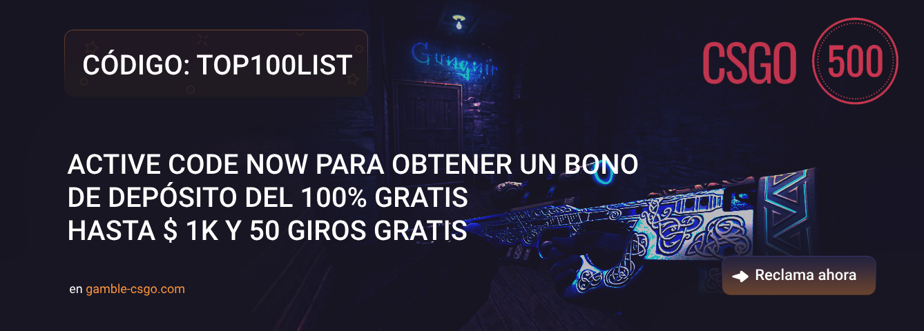 Código promocional CSGO500