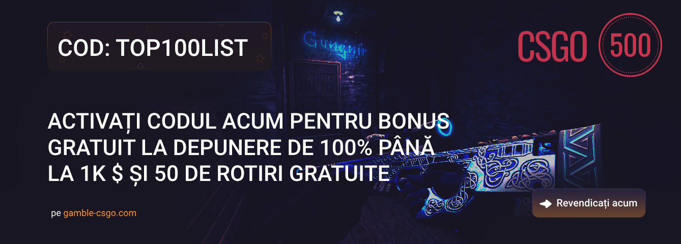 Cod promoțional CSGO500