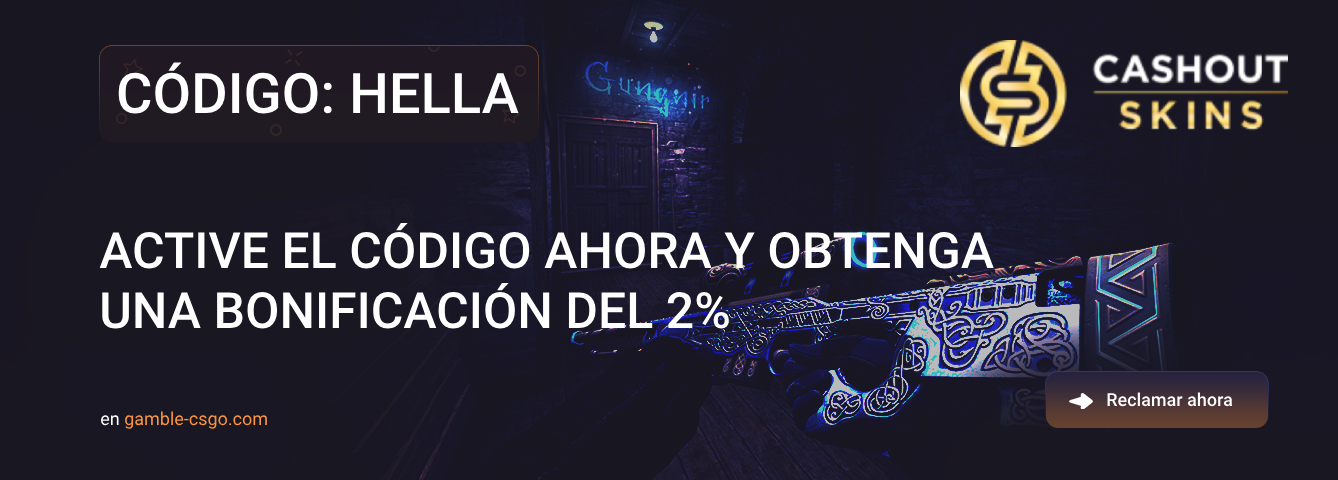 Código promocional Cashoutskins