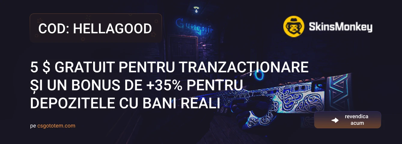 SkinsMonkey Cod promoțional