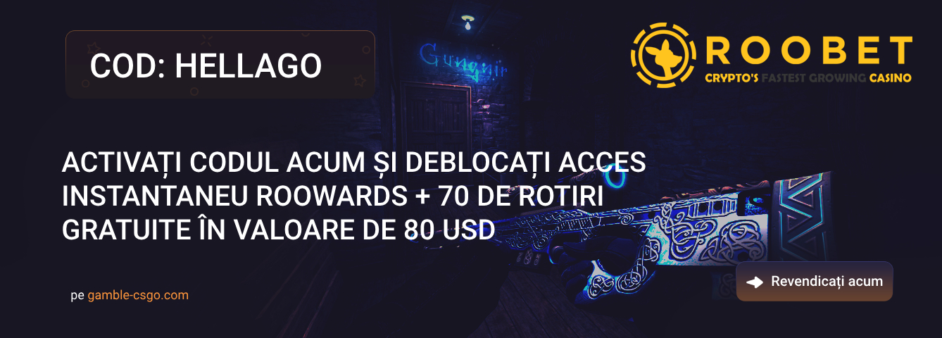 Cod promoțional Roobet