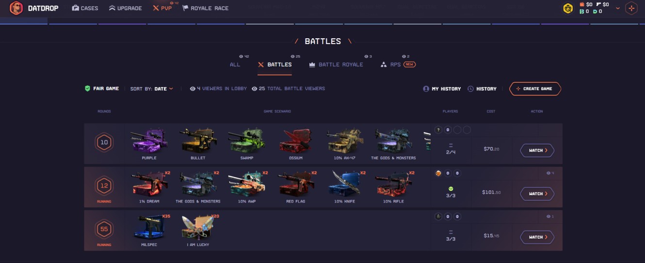 DatDrop Battle