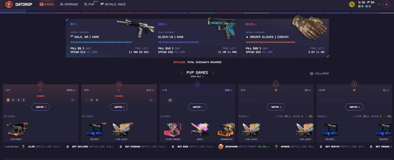 DatDrop Cases