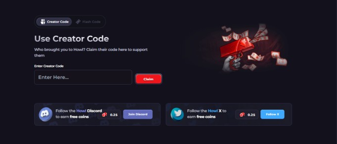 HowlGG How to Redeem step 4