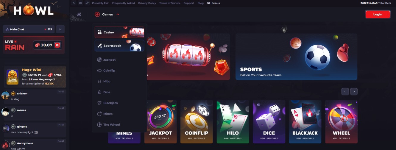 Howl.gg Game Modes
