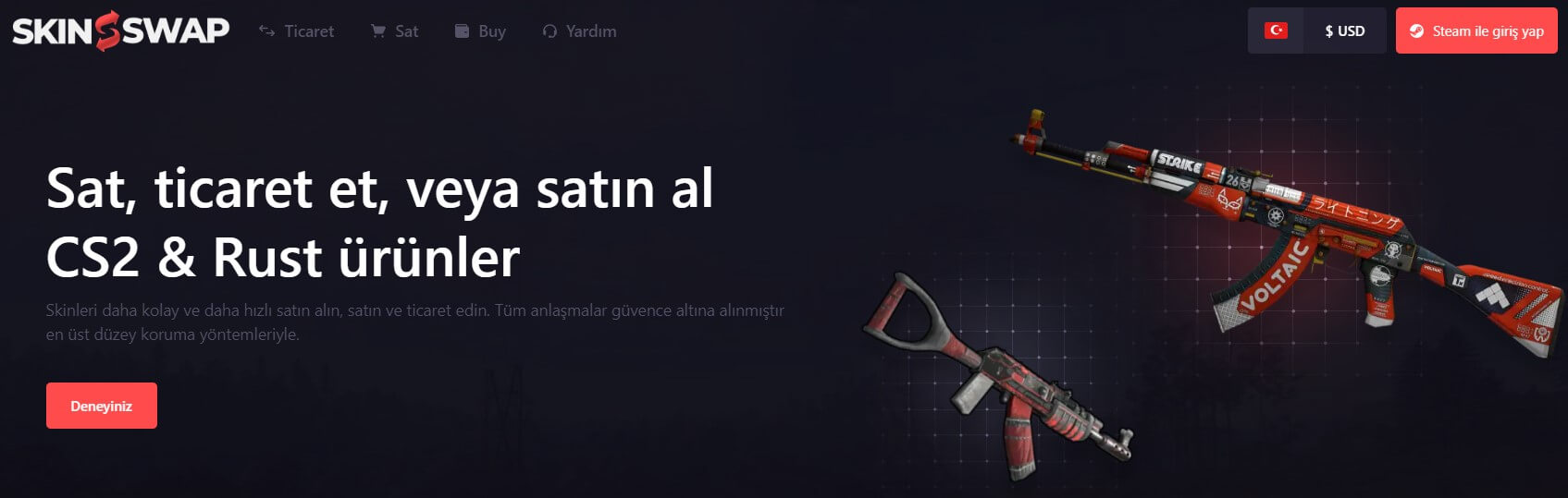 ticaret satış cs2 skinleri