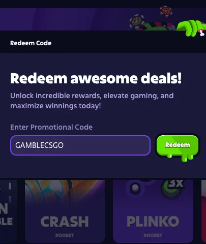 Roobet promo code