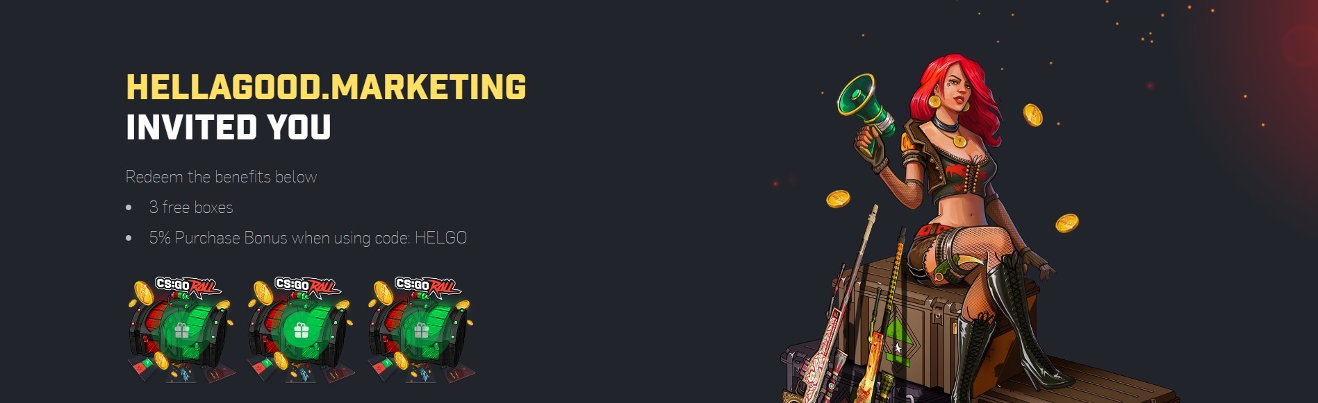 CSGORoll referral code