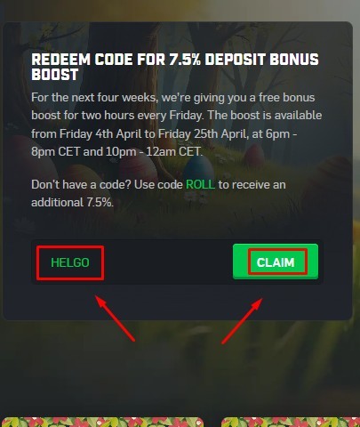 Promo code csgoroll