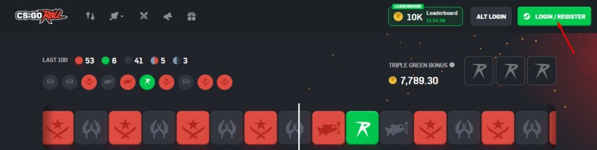Visit CSGORoll.com