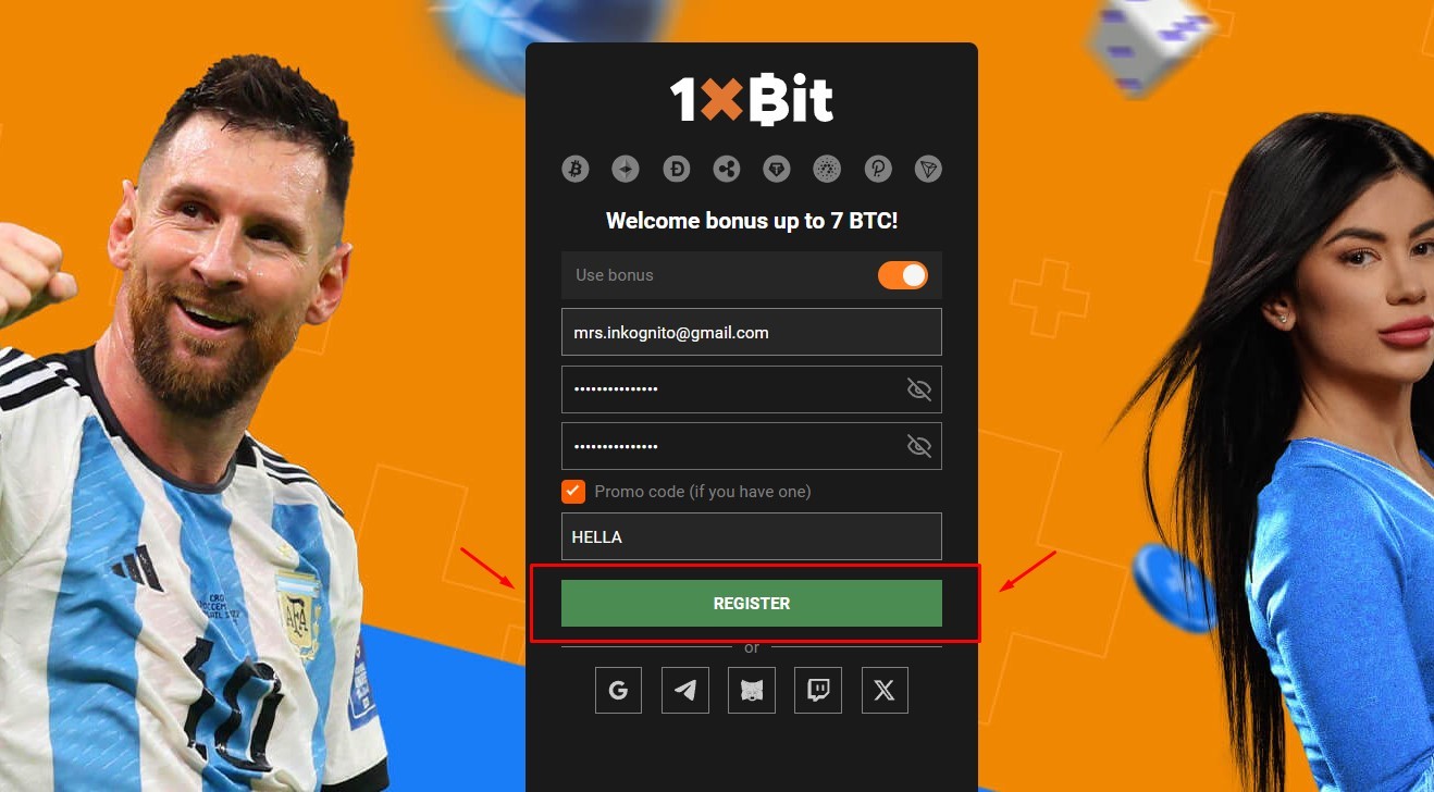 1xbit bonus