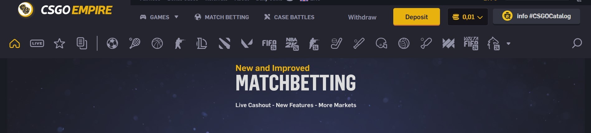 CSGOEmpire Betting Site