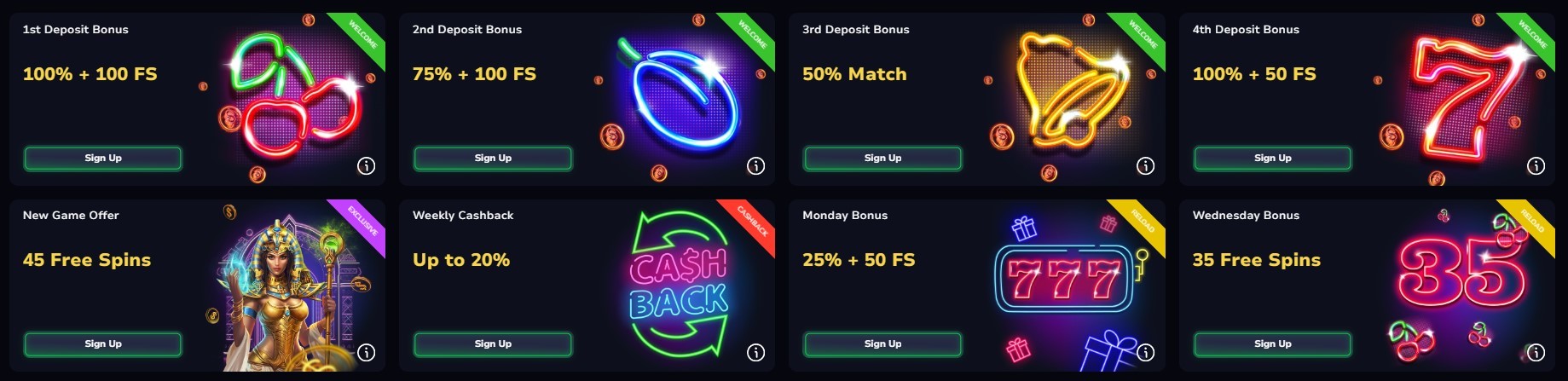 7bit casino bonuses