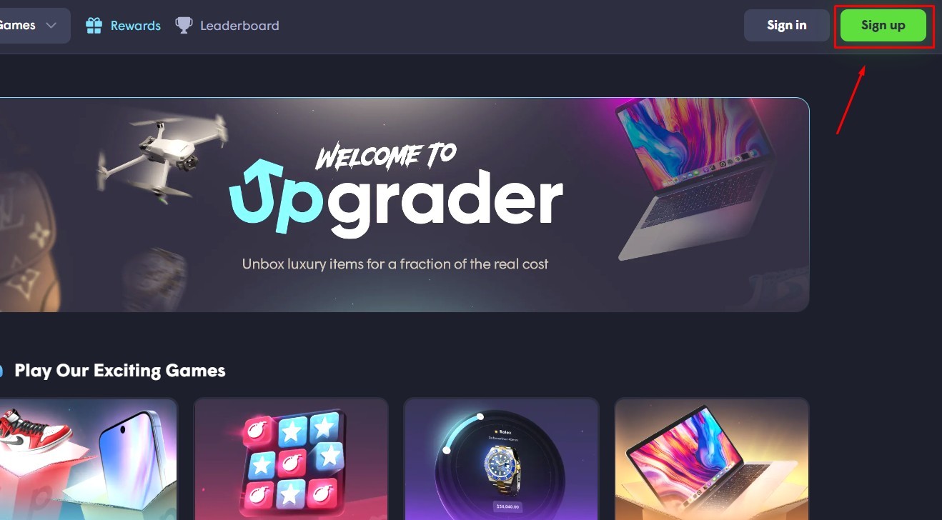 Upgrader.com site