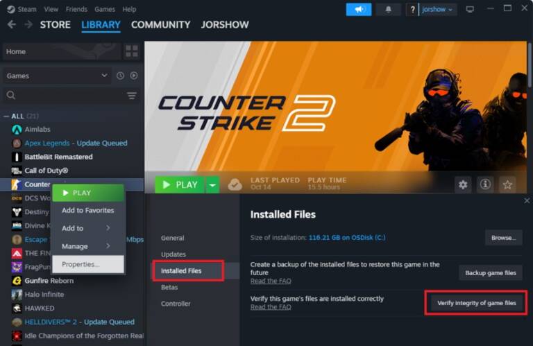 CS2 VAC Unable to Verify Game Session - Fixes & Tips