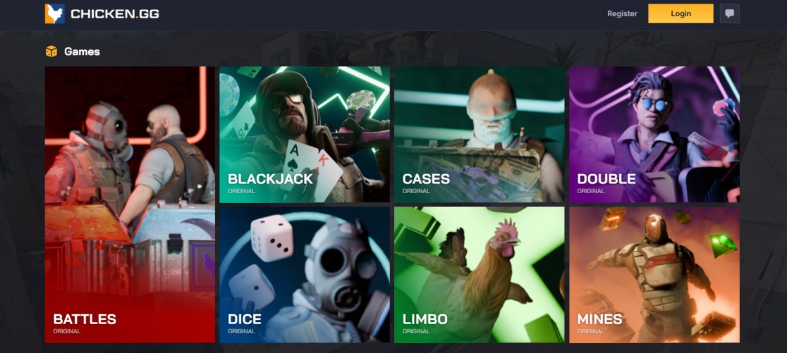 Chicken.gg Games