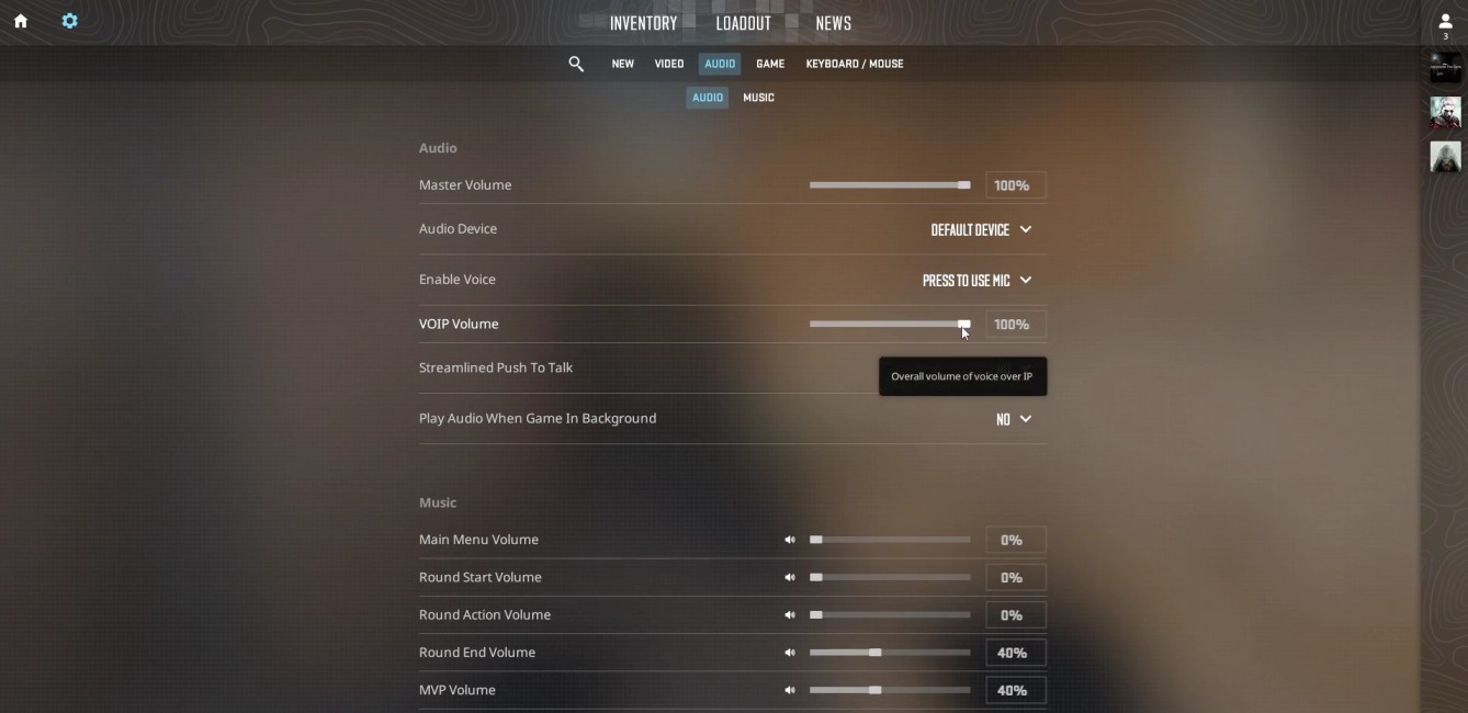 CS2 Voice Chat Volume