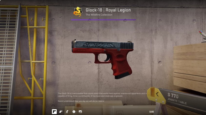 Glock-18 Royal Legion 