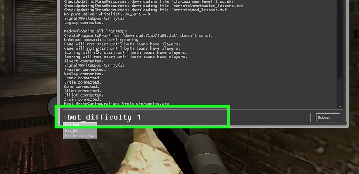 bot difficulty CS2