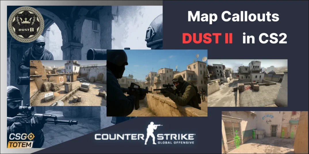 All Dust 2 Map Callouts in CS2
