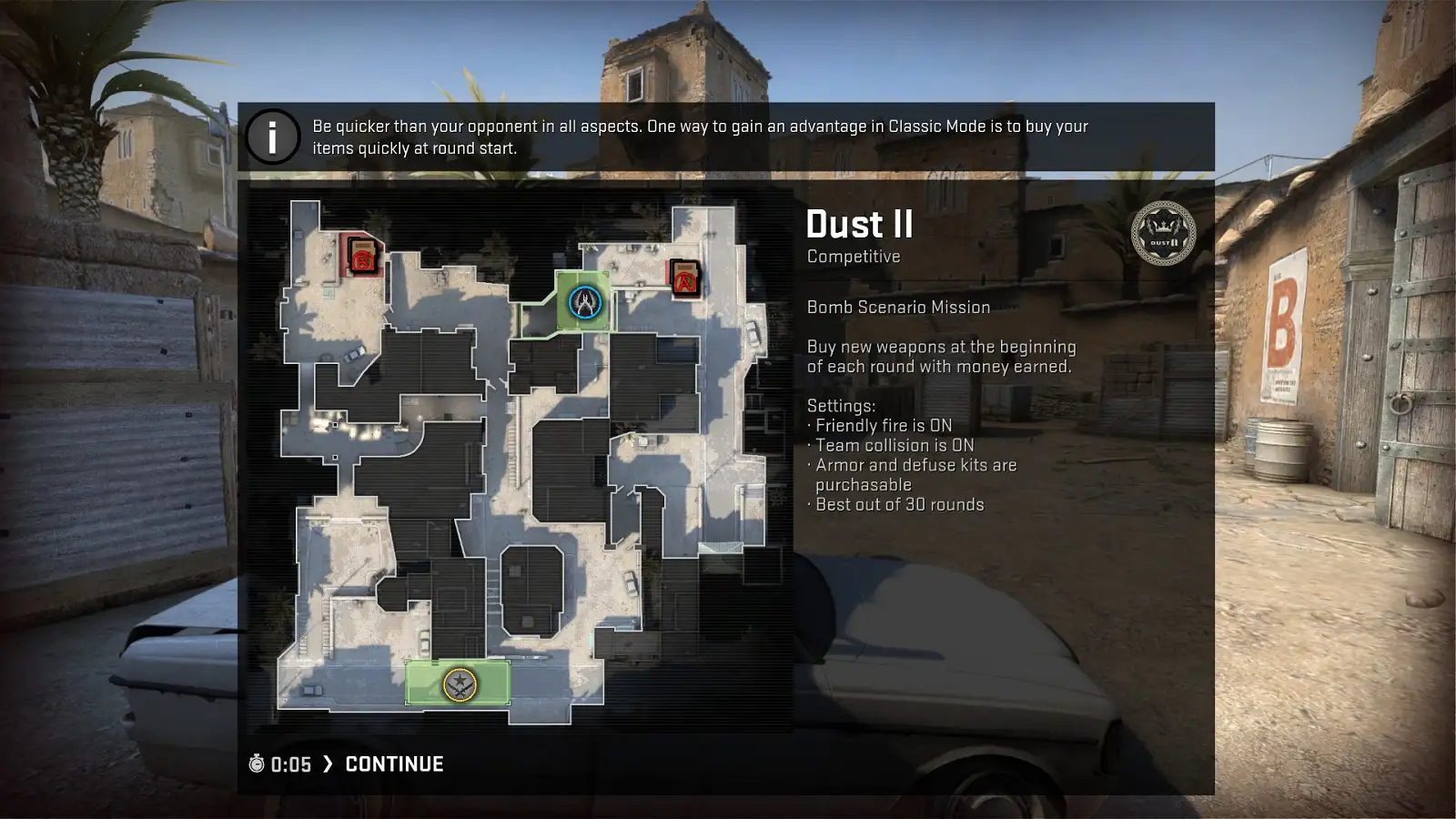 Dust 2 Map Callouts