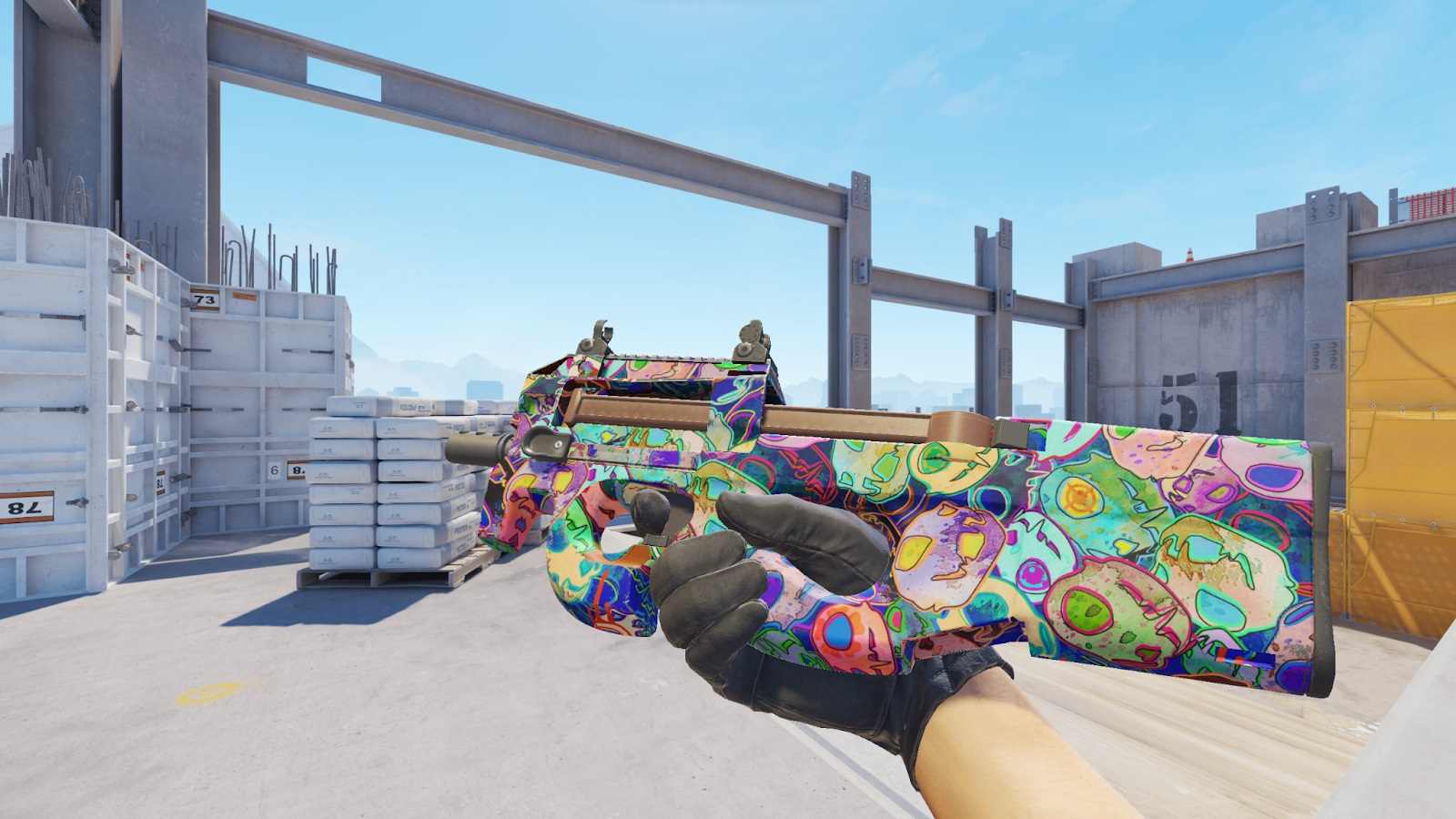 P90 Skins - Death by Kitty
