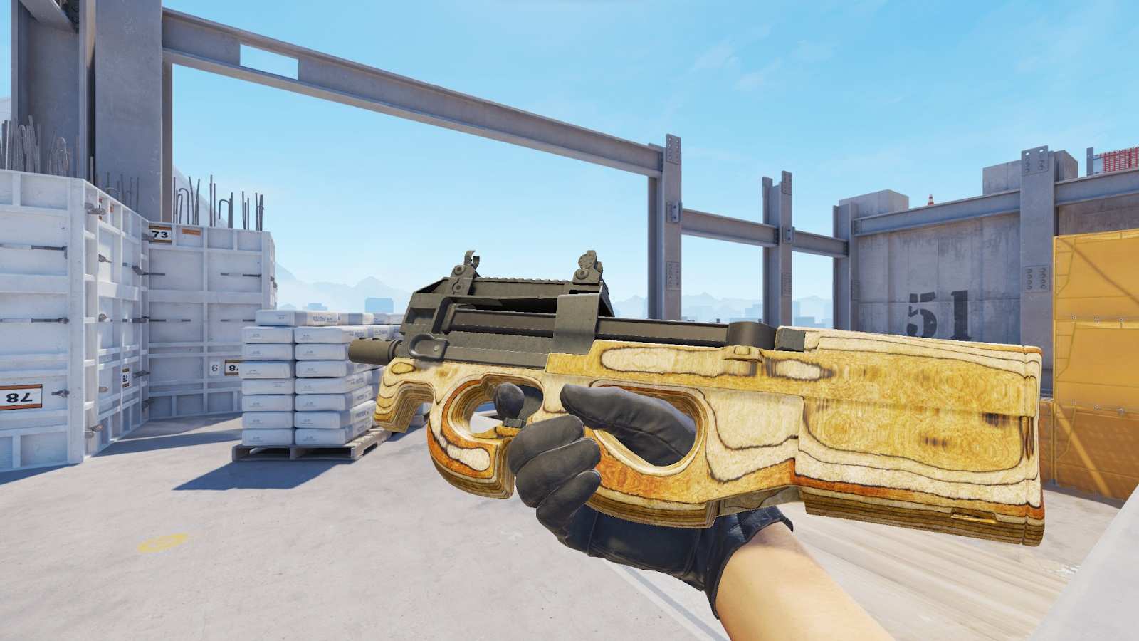 P90 Skins - Shapewood