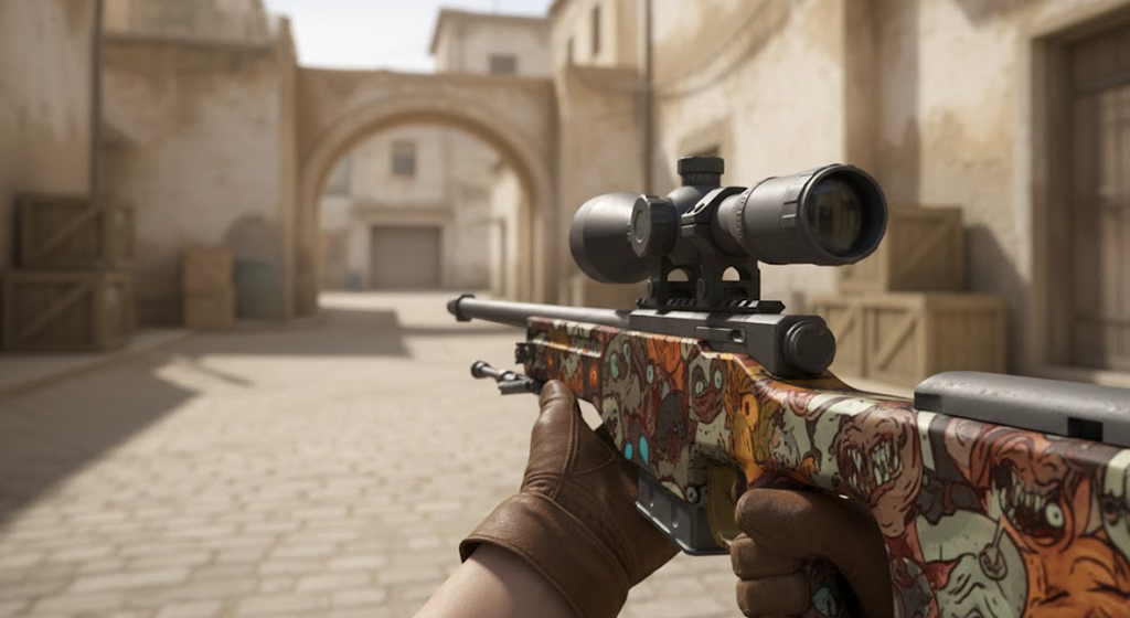 AWP PAW – One of the Cheapest AWP Skins