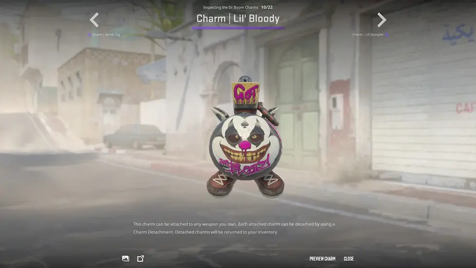 Dr Boom Charms in CS2