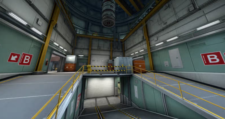 Ramp and Transition Areas Between Levels