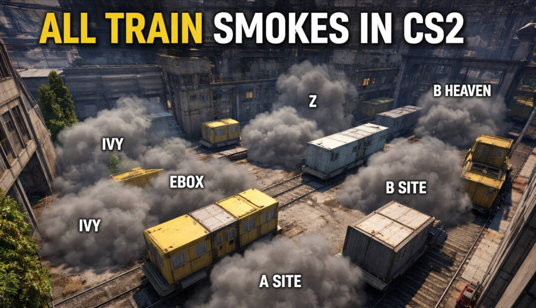 All Train Smokes in CS2